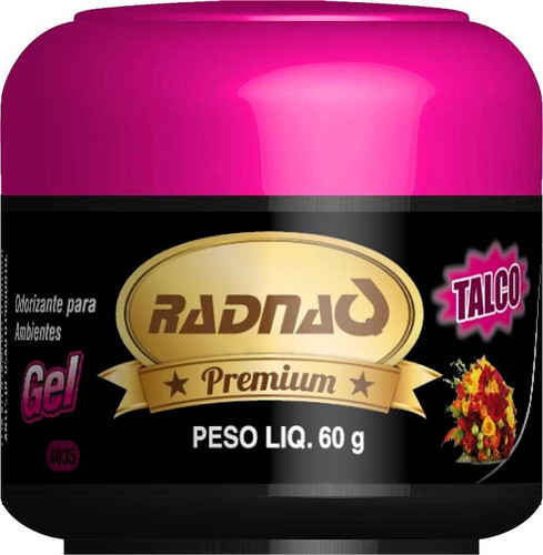 Odorizante Radgel Premium Talco 60g 0