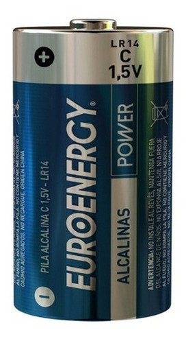 Pila C Euroenergy Alcalina Power 1 Unidad 0