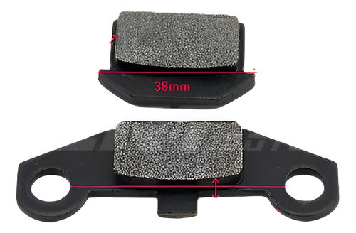 Zapatas De Freno De Disco Trasero Para Chinos 50cc-250cc Atv 0
