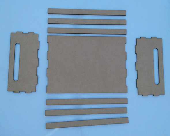 30 Cajoncitos Verdulero 20 X 25 Cm. Fibrofacil Mdf 1