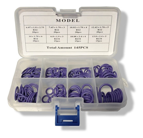 Caja Oring Gas R134a De 120 Unidades Para A/a Automotor 1