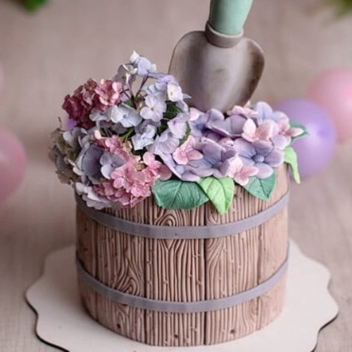 Marcador De Textura Confeitaria Pasta Americana Madeira - 1