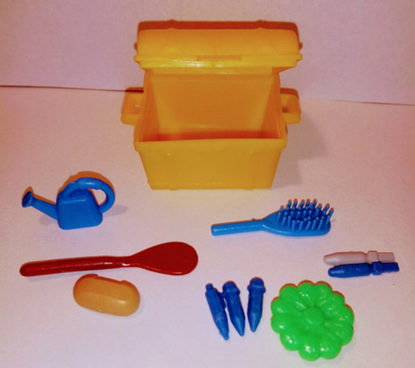 Lote Playmobil Cofre Con Accesorios De Cocina, Baño Y Jardín 1