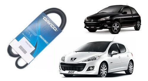 Correa Poli V 6pk1700 Dayco Peugeot 206 207 1.6 16v 6pk 1700 0