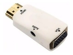 Convertidor Hdmi A Vga Pc Notebook A Proyector Monitor Audio 1
