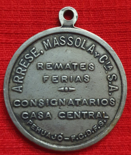 Medalla Antigua-de Pehuajo-remates /ferias-(# 215) 1