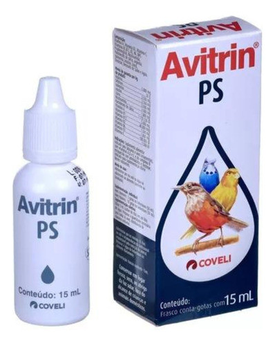 Avitrin Ps 15ml Tratamento De Coccidiose Peito Seco Pássaros 0