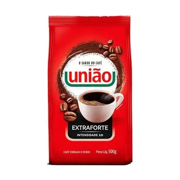Kit C/6 Café União Torrado E Moído Extraforte Pouch 500g 1 Kit C/6 Café União Torrado E Moído Extraforte Pouch 500g 1