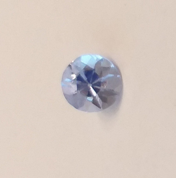 Aguamarina Azul Corte Circular Facetado 5,5 X 3,6 Mm Am N4a 1