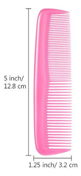 Juego De Peines Para El Cabello De 12 Piezas De Colores, Jue 0