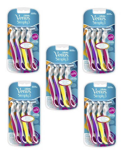 Barbeador Gillette Venus Simply3 05 Cart Total =20 Aparelhos 0