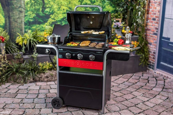 Parrillero Barbacoa Híbrida Gas Carbón Charbroil Gas2coal Oy 1