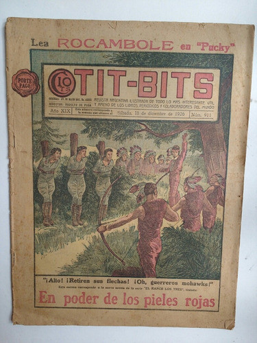 Revista Antigua Tit Bits Número 911 Año 1926 0