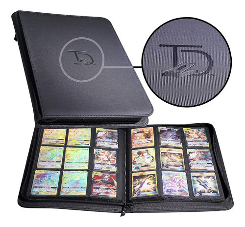 Topdeck 500 Card Ringless Zip Binder Pro - Páginas De 9 Bols 0