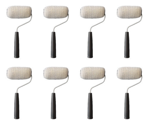Pack Mini Rodillo Poliéster Forrado 8 Cm X 8 Unidades Matezz 0