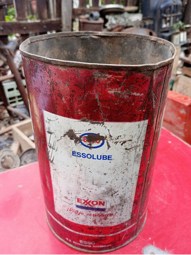Lata Antigua Esso Essoluble Motoroil 4 Litros 1