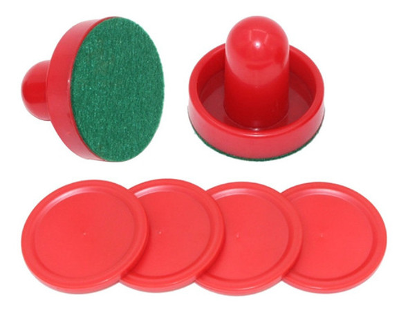 1 X Conjunto Family Air Hockey De Raquete E Disco 0