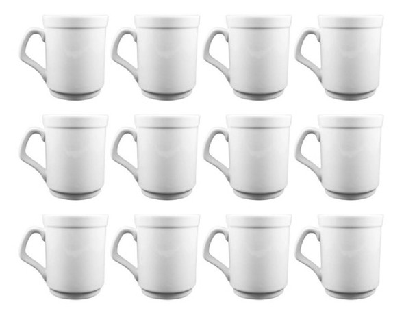 Jarrito Café Doble 130ml Porcelana Tsuji Linea Recta 450 X12 0