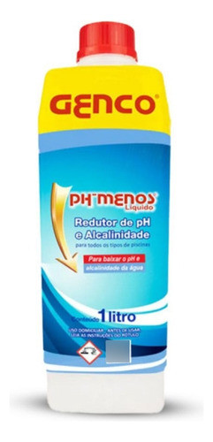 Ph - Menos Líquido Genco Redutor Ph E Alcalinidade Piscina 0