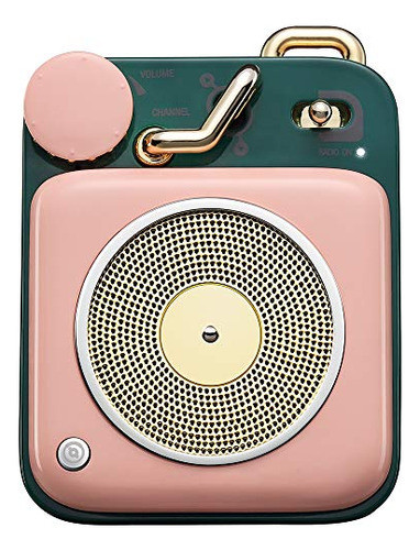 Mini Altavoz Bluetooth, Botón Muzen De Metal Con Cordón, Rad 0