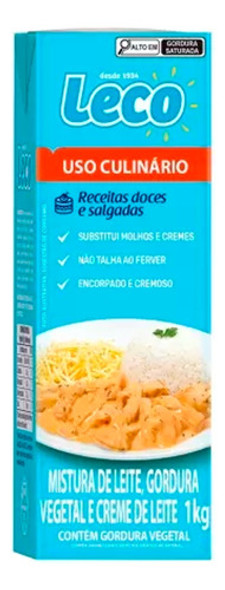 Creme De Leite Culinário 1l - Leco 0