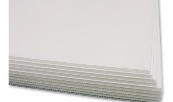 Plastico Corrugado 2,7mm 200 X 100 Cm. Blanco, 0