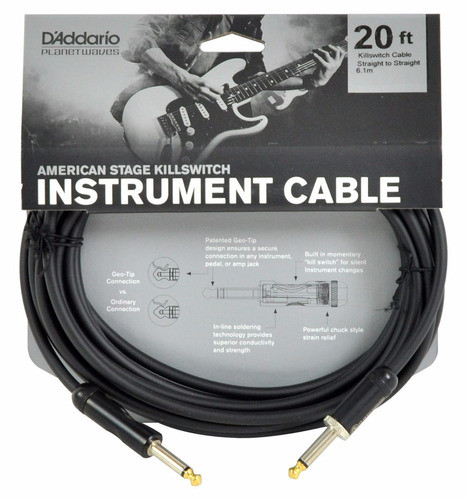 Cable Daddario Planet Waves Plug-plug 6.50 M - Killswitch 0