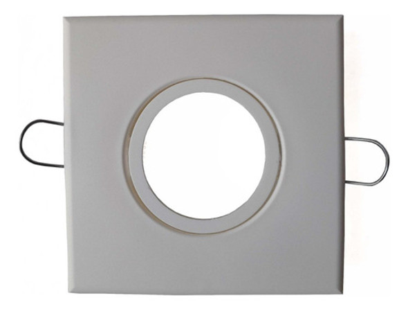 Spot Embutir De Pvc Cuadrado Blanco Para Dicroica Led X2 0 Spot Embutir De Pvc Cuadrado Blanco Para Dicroica Led X2 0
