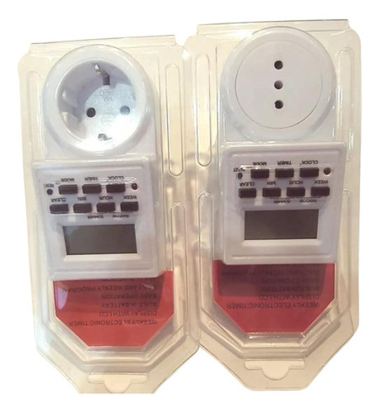 Timer Digital Modular O Schuko Contacto Electricidad Colon 0