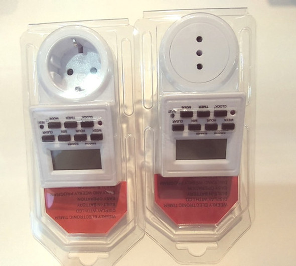 Timer Digital Modular O Schuko Contacto Electricidad Colon 1