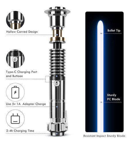 Cvcbser Smooth Swing Dueling Lightsaber, Control De Movimien 1