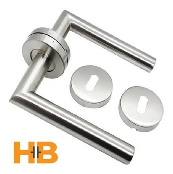 Manija Acero Inoxidable Lh002 C/ Bocallaves 1