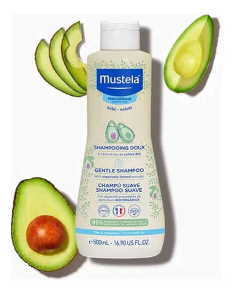 Mustela Shampoo Suave Con Aguacate Para Bebés 500 Ml 1 Mustela Shampoo Suave Con Aguacate Para Bebés 500 Ml 1