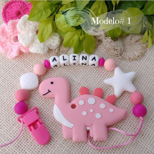 Porta Chupete Y Mordillo Dino 0