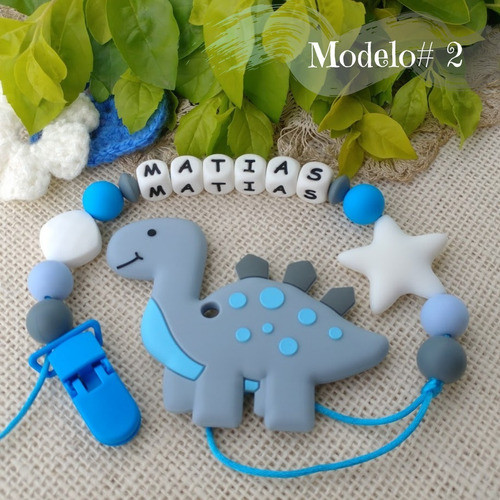 Porta Chupete Y Mordillo Dino 1