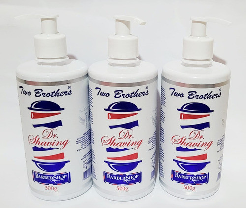 Kit Gel De Barbear - Shaving 500g - Two Brothers 1