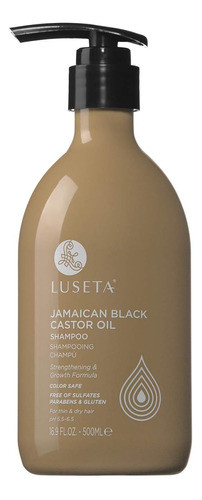 Shampoo De Óleo De Rícino Preto Luseta Jamaicano Fortalece 0