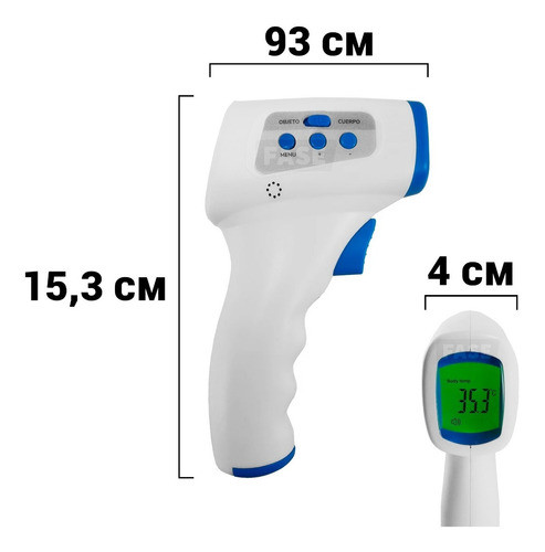 Termometro Temperatura Infrarrojo Humanos Aprobado Anmat 1