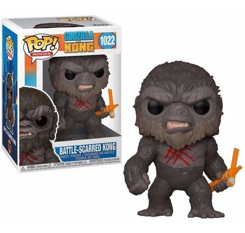 Funko Pop! Movies Kong Battle Scarred #1022 Nuevo Original 0