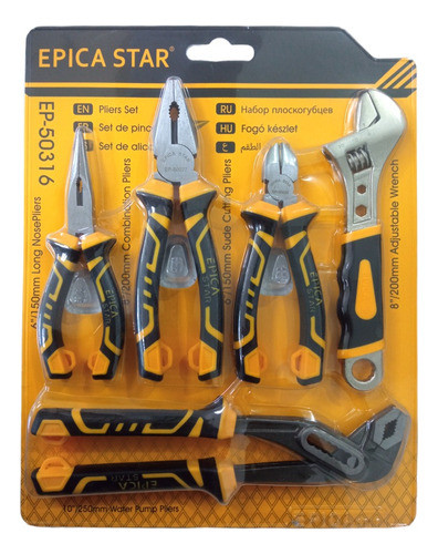 Set Pinza/llaves 5pcs 0