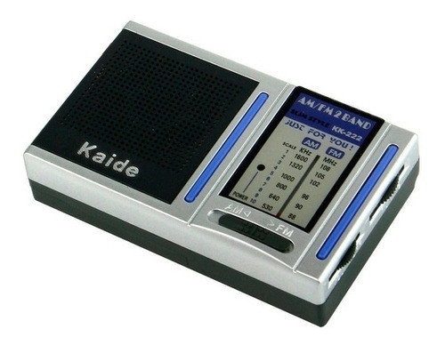 Radio Pocket Kaide Am/fm 2 Bandas Analógicas Antena Plegable 0
