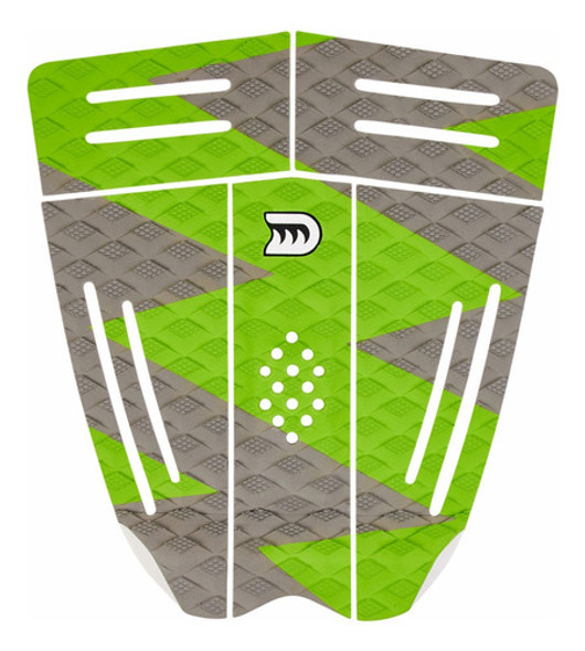 Deck Prancha De Surf Termo Fresado Pipeline Verde Wet Dreams 0