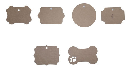 Etiquetas  Colgantes Papel Kraft 200 Grs  X 100 - Envios 1