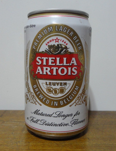Lata Stella Artois 330ml Bélgica, Vacía 0