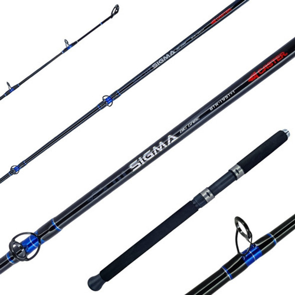 Caña Pesca Caster Sigma 1.95m 1 Tramo Trolling 50lbs 0