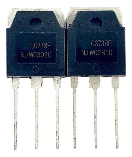 Par De Transistores Njw0302g Njw0302 Njw0281g  Njw0281 15a 0