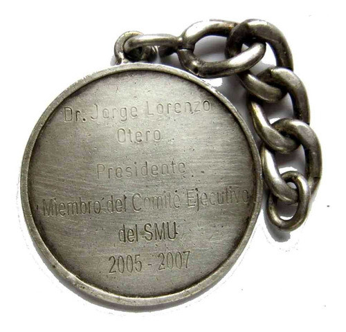 Gran Medalla De Plata 25 Gramos Sindicato Médico Del Uruguay 1