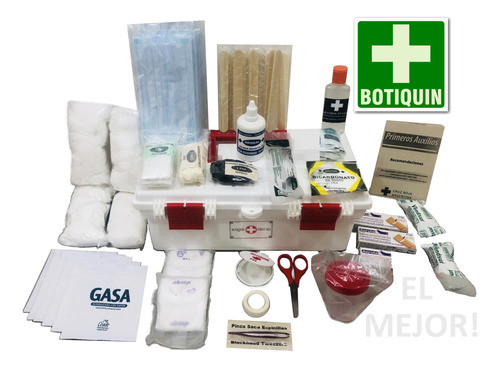 Botiquín Primeros Auxilios 100 Elementos - E L   M E J O R - 0