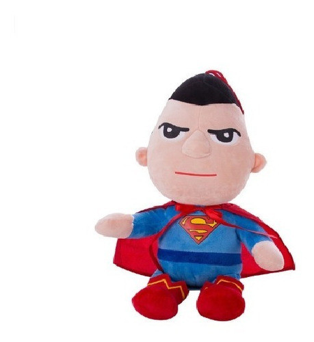 Pelúcia Super Man Liga Da Justiça 32 Cm Pronta Entrega 0
