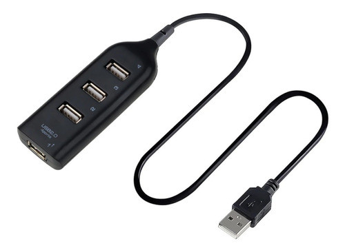 Adaptador Hub Usb 4 Portas - 1 Usb Dados E 3 P/ Carregamento 1